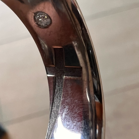 Man’s band ring Platinum/14K white gold - Picture 5 of 5